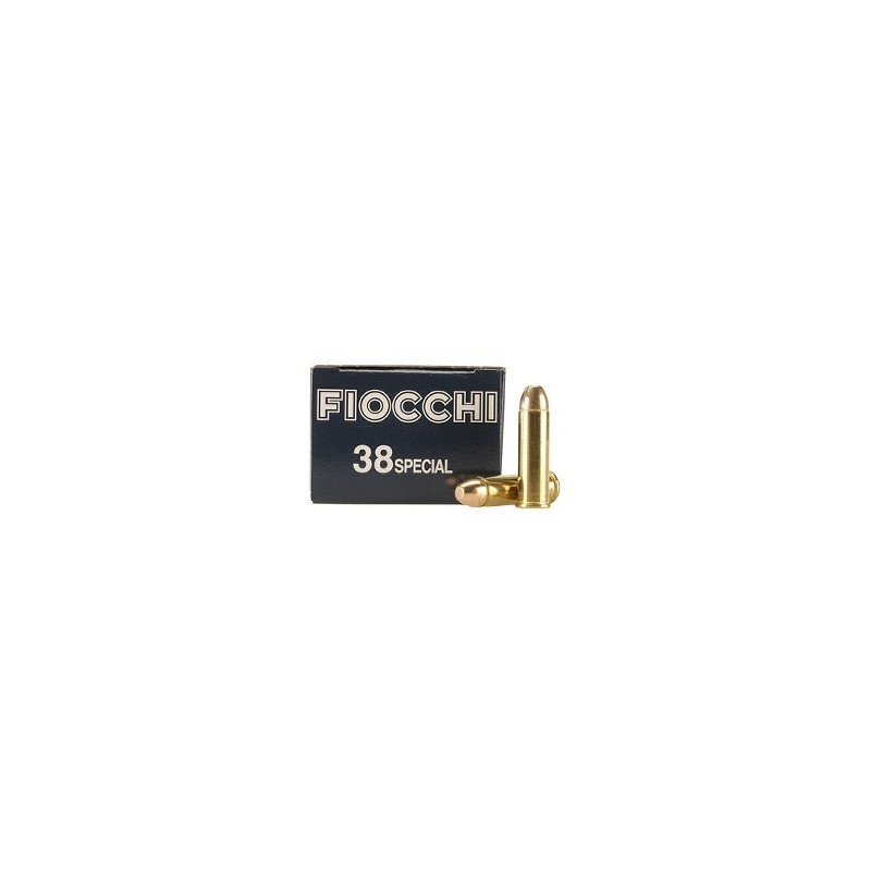 Fiocchi .38 Special/158 FMJ RN 50 stuks