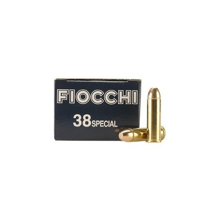 Fiocchi .38 Special/158 FMJ RN 50 stuks