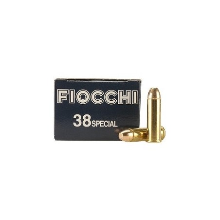 Fiocchi .38 Special/158 FMJ RN 50 stuks