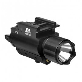 NcStar 200 L Flashlight Red Laser QR Mount