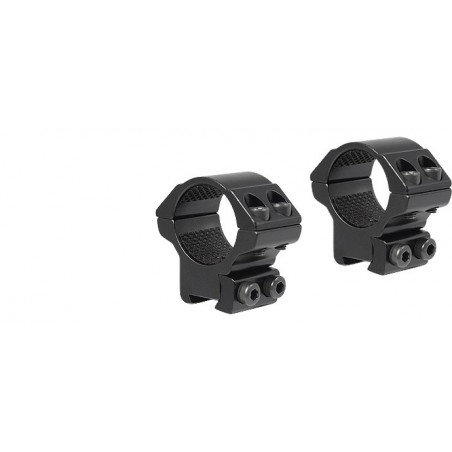 Hawke HM6102 1" 2 Piece Match Mount (3/8" or 11mm Rail) low