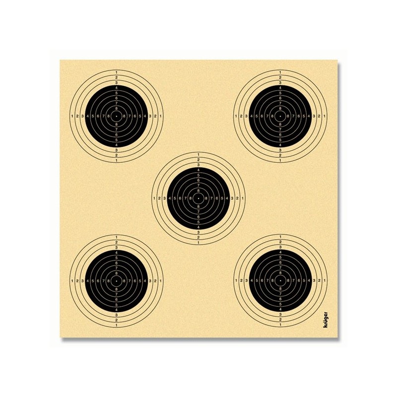 Air rifle target 1305 10m 250 pcs.