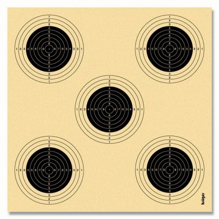 Air rifle target 1305 10m 250 pcs.