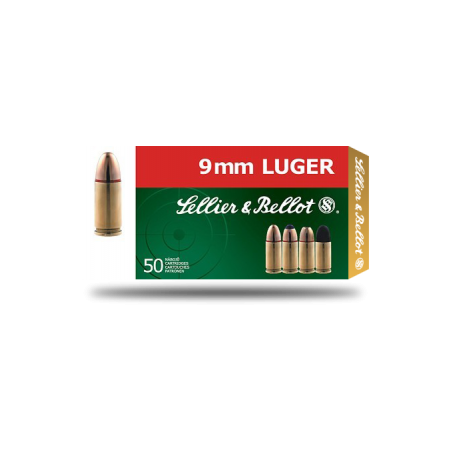 Sellier & Bellot 9mm 150gr FMJ Subsonic 50 pcs