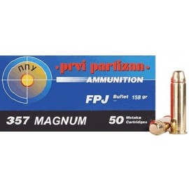 Privi Partizan 357 magnum/158 FPJ 50 stuks