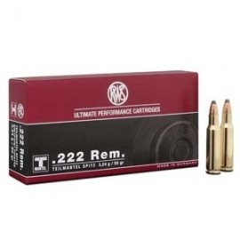 RWS .222 Rem 50gr TMS