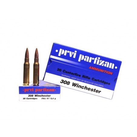 Privi Partizan .308/145 FMJ 1000 pcs