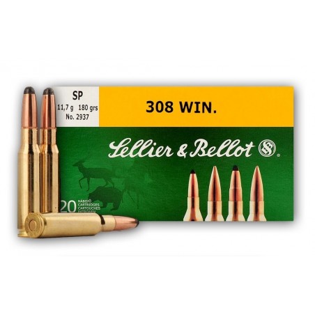 Sellier & Bellot .308 Win 180gr SP 20 pcs