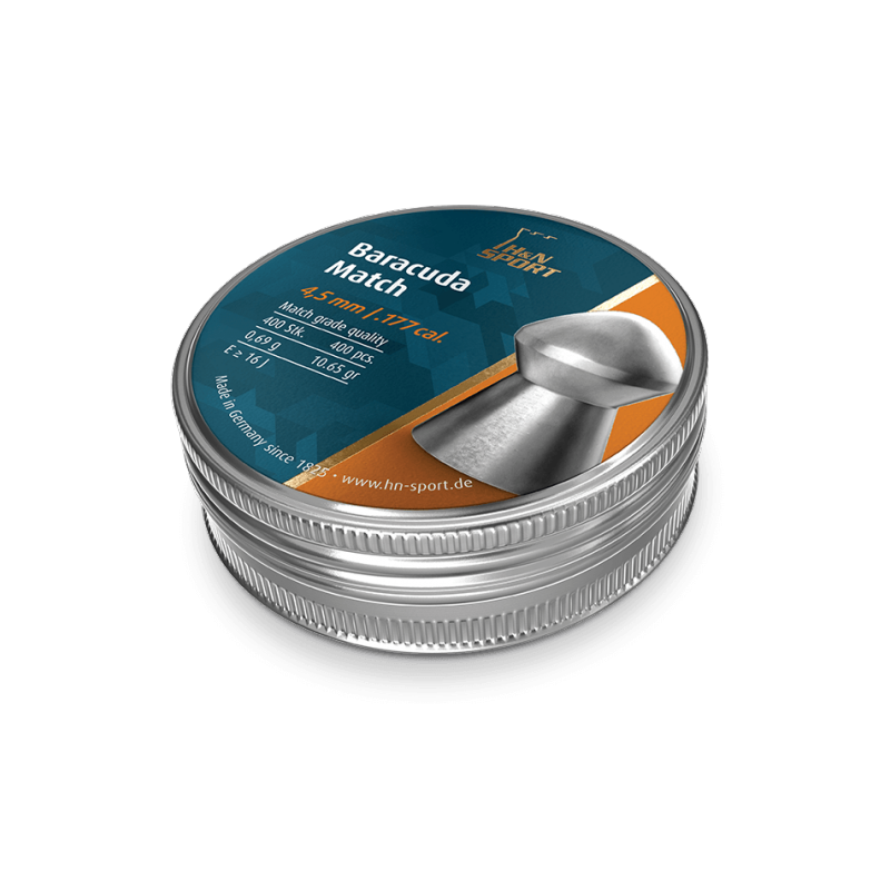 H&N Baracuda Match 4,5mm 500 stuks H&N Baracuda Match 4,5mm 500 stuks