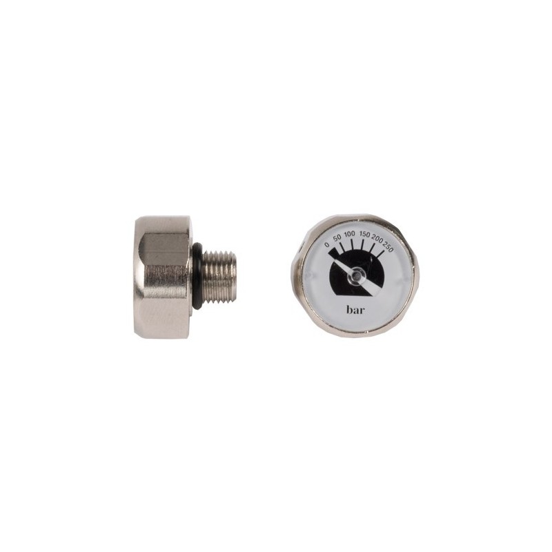 Best fittings Micro Gauge 0-250BAR 1/8" BSP 23mm Dia Face