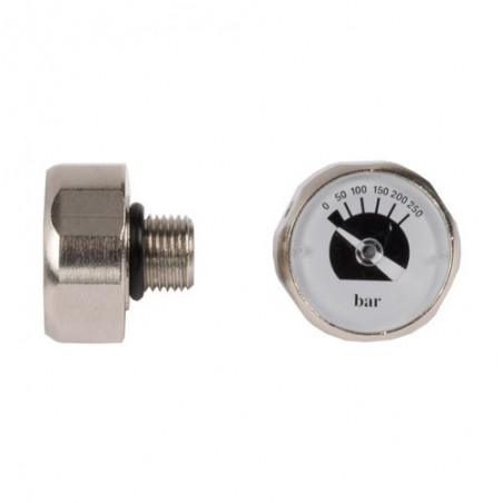 Best fittings Micro Gauge 0-250BAR 1/8" BSP 23mm Dia Face