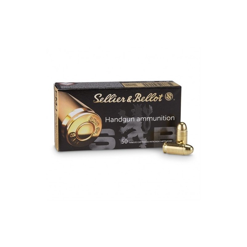 S&B 9mm Kort / .380 Auto 92gr FMJ 50 pcs