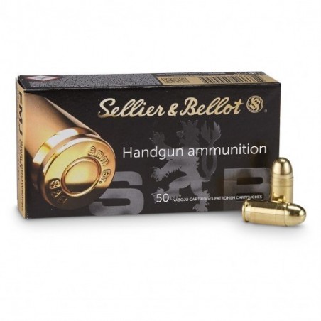 S&B 9mm Kort / .380 Auto 92gr FMJ 50 pcs