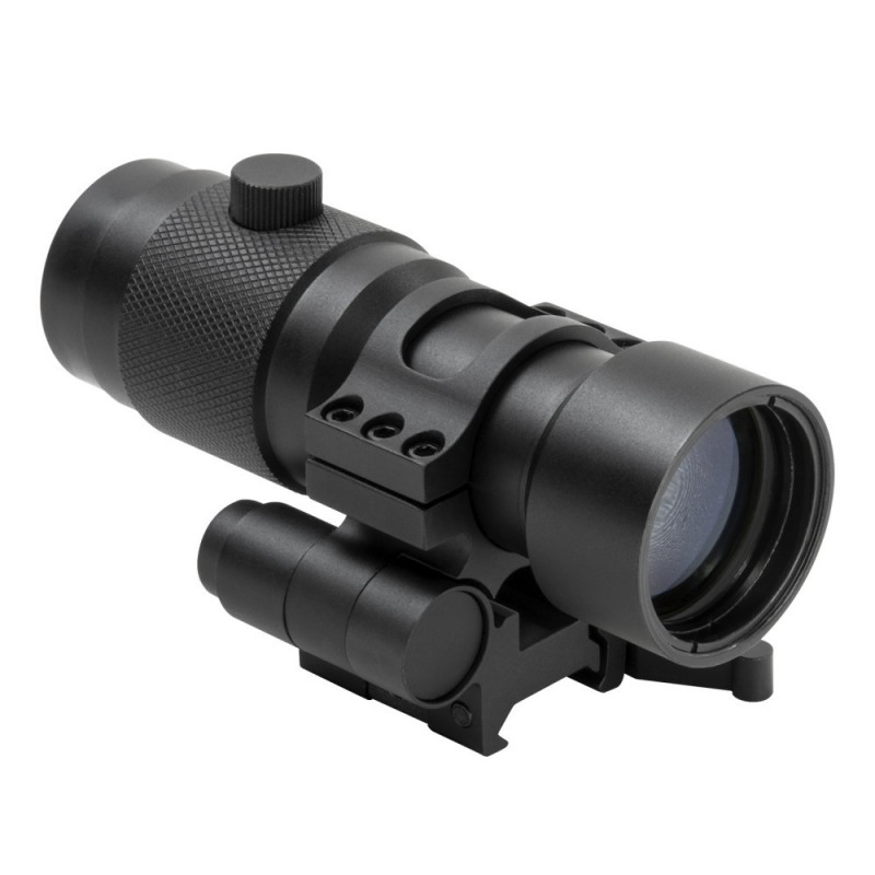 Ncstar 3X Red Dot Magnifier w/Flip to Side QR Mount