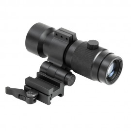 Ncstar 3X Red Dot Magnifier w/Flip to Side QR Mount