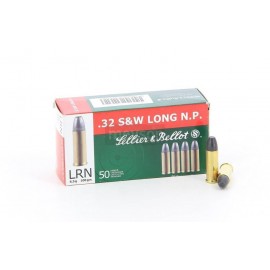 Sellier & Bellot 32 S&W Long 100 LRN 50 pcs