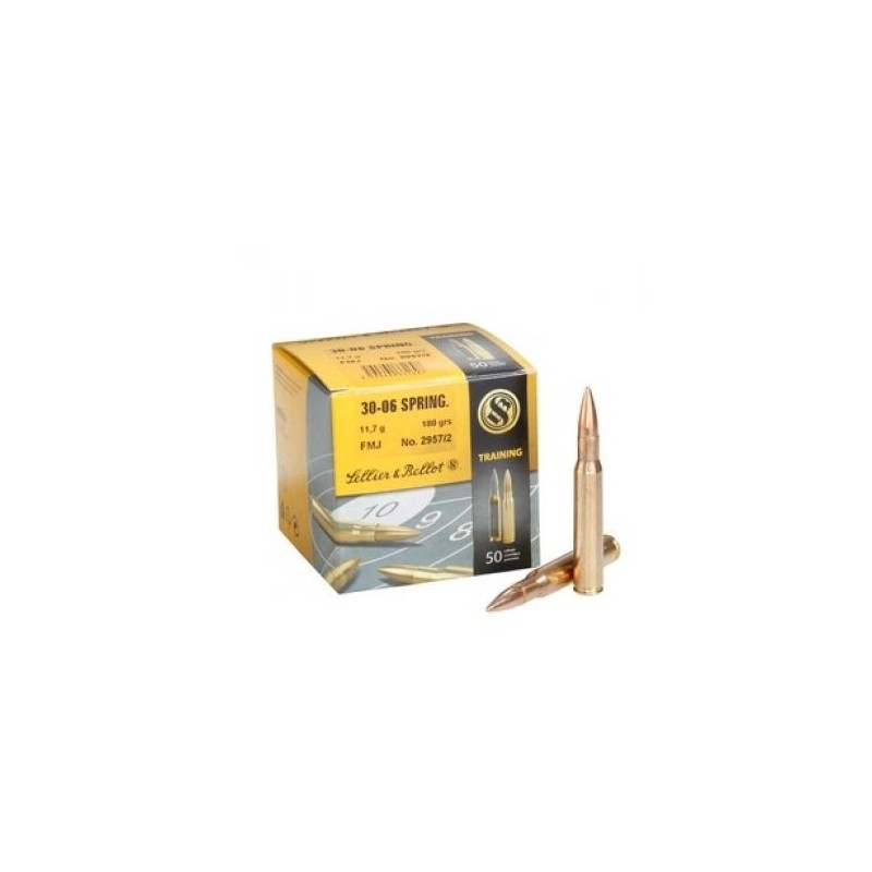 Sellier Et Bellot 30-06 180gr FMJ 50 pcs