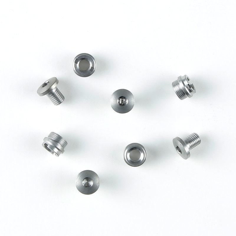 Hogue Thin Grip 1911 Govt. and Officers Model Hex Head Screws (4) and Bushings (4) - Stainless Finish