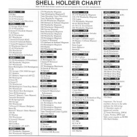 Shell Holder Chart