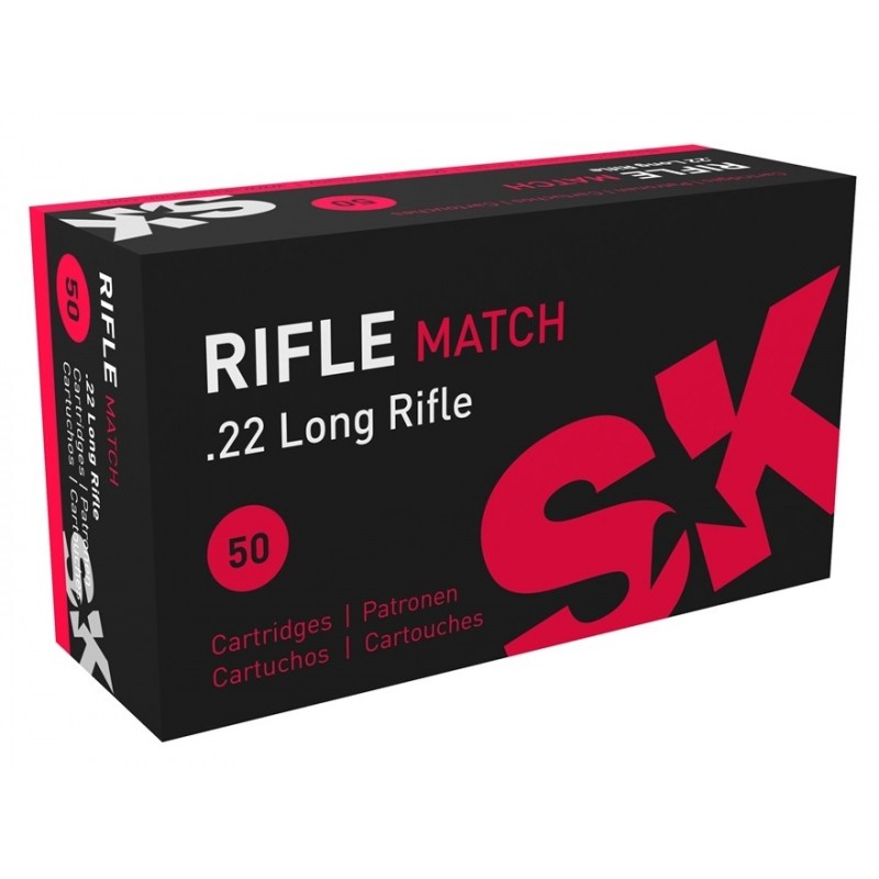 SK .22lr Rifle Match 50 stuks